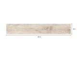 Style Selections Sahalee Natural 8-in x 48-in Glazed Porcelain Wood Look Tile