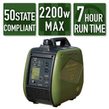 Sportsman 2,200-Watt Recoil Start Gasoline Powered Portable Digital Inverter Generator with Parallel Connection - CARB Approved