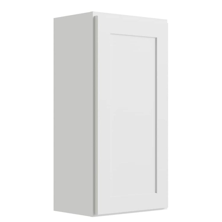 RELIABILT Parkstone 21-in W x 42-in H x 12-in D White Wall Fully Assembled Plywood Cabinet (Shaker Door Style)