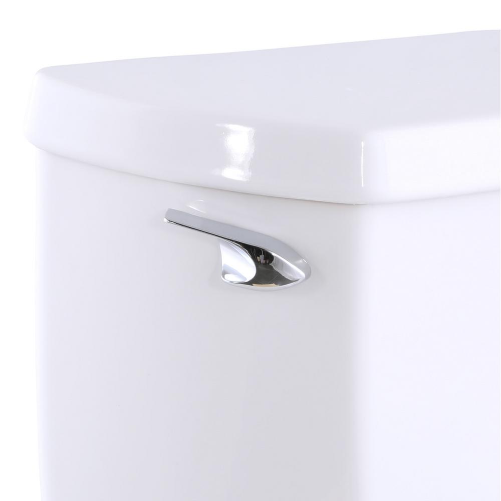 Highline 2-Piece Complete Solution 1.28 GPF Single Flush Elongated Toilet in White with Seat Included (3-Pack) - Super Arbor