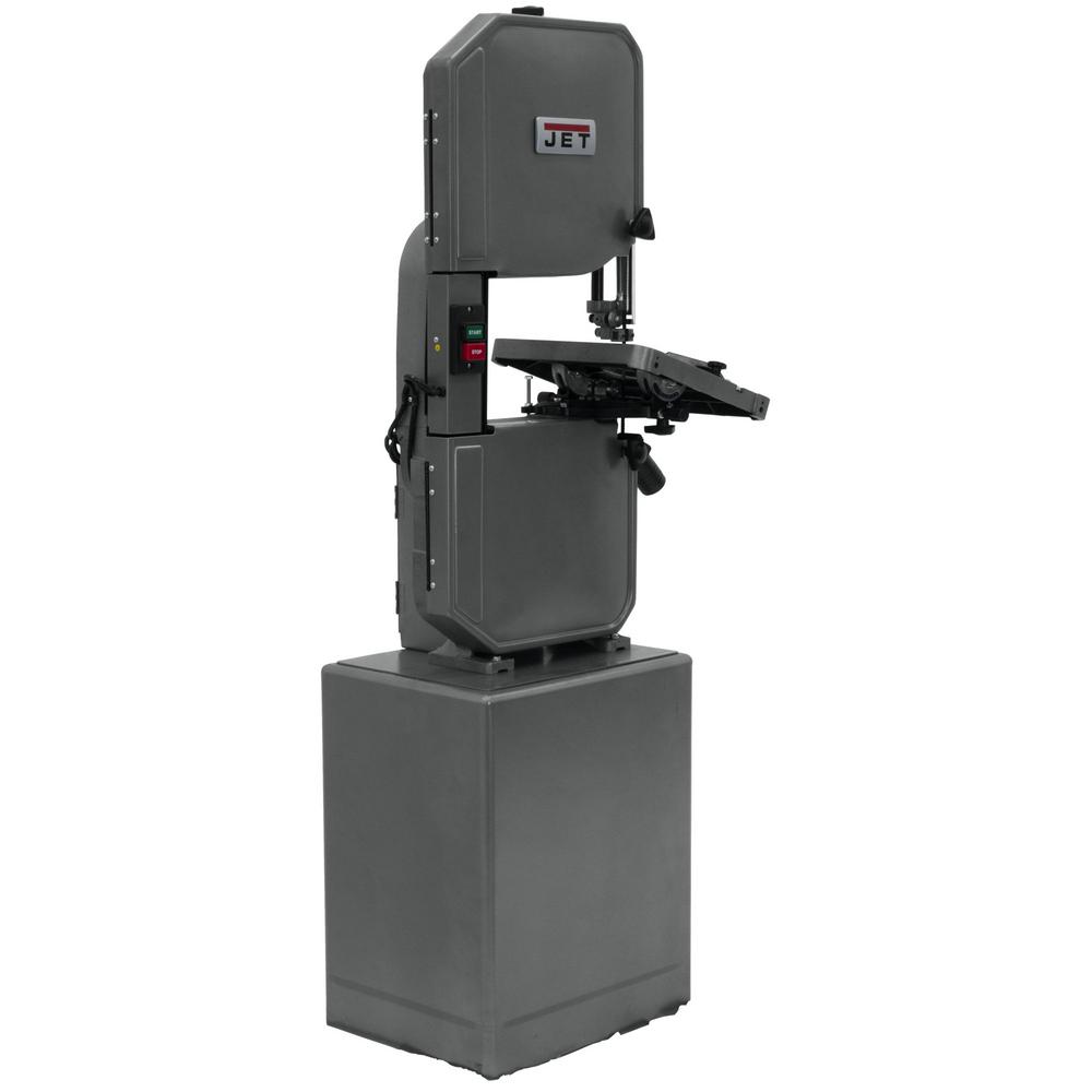 1 HP 14 In. Metalworking and Woodworking Vertical Band Saw with Closed Stand, 8-Speed, 115-Volt, J-8201K