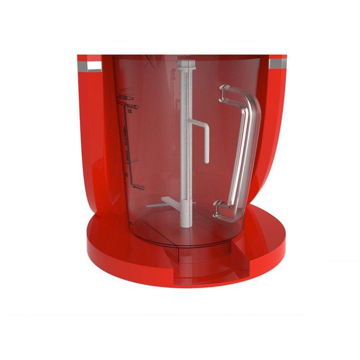 1 Qt. Red Frozen Drink Stand Mixer with Variable Mix Settings