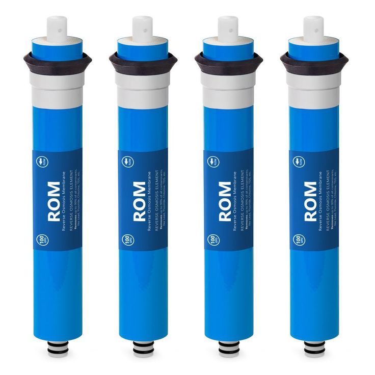 Express Water – 4 Pack Reverse Osmosis Membrane – 100 GPD Water Filter Replacement – Under Sink Reverse Osmosis System