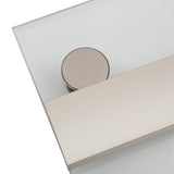 Levity 59 in. x 62 in. Semi-Frameless Sliding Tub Door in Matte Nickel with Handle - Super Arbor