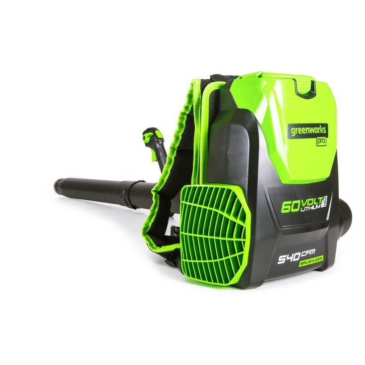 Greenworks PRO 140 MPH 540 CFM 60-Volt Lithium-Ion Cordless Backpack Leaf Blower (Tool-Only)