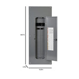Homeline 200 Amp. 40-Space 80-Circuit Indoor Main Breaker Qwik-Grip Plug-On Neutral Panel, Wiser Energy Monitor - Super Arbor