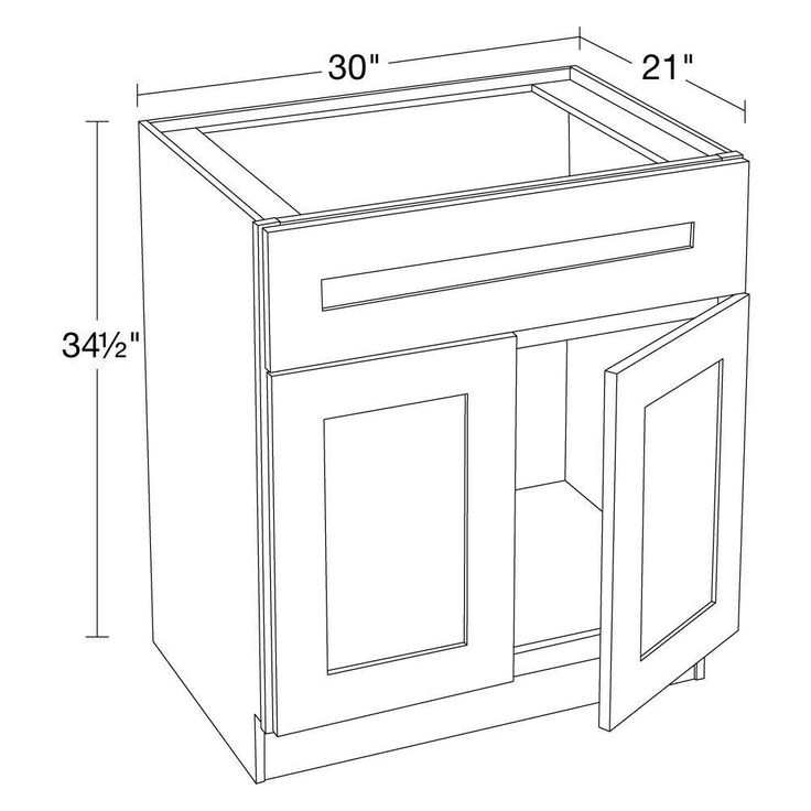 Home Decorators Collection Newport 30 in. W x 21 in. D x 34.5 in. H Assembled Plywood Sink Base Bath Cabinet in Pearl Gray with Soft Close