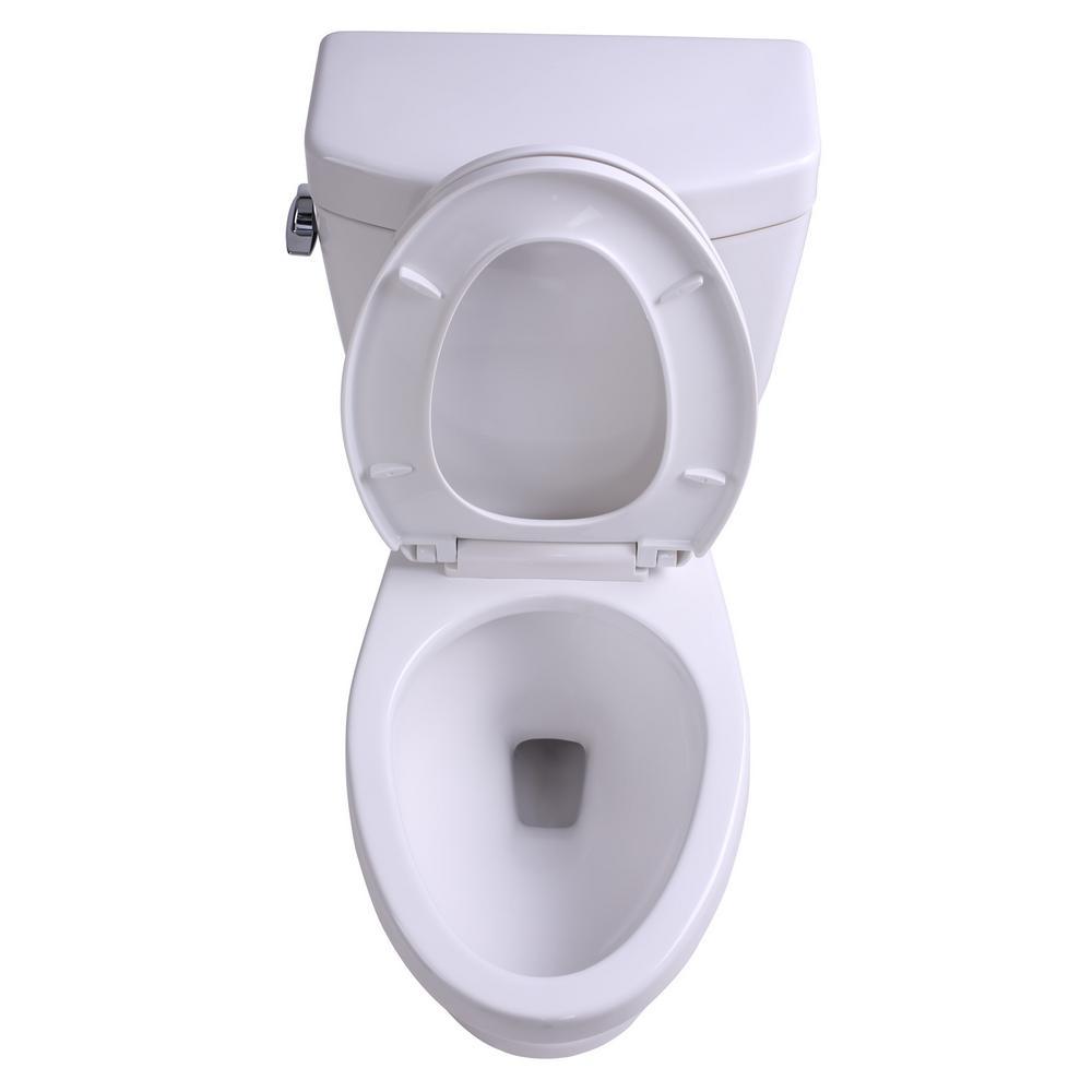 52.8 in. Walk-In Whirlpool Bathtub in White with 1.6 GPF Single Flush Toilet - Super Arbor