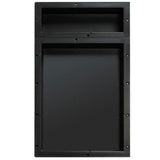 Redi Niche 16 in. W x 26 in. H Shampoo Soap Double Niche Set in Black - Super Arbor