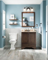 Style Selections Natural Timber Whitewash 6-in x 36-in Glazed Porcelain Wood Look Floor and Wall Tile