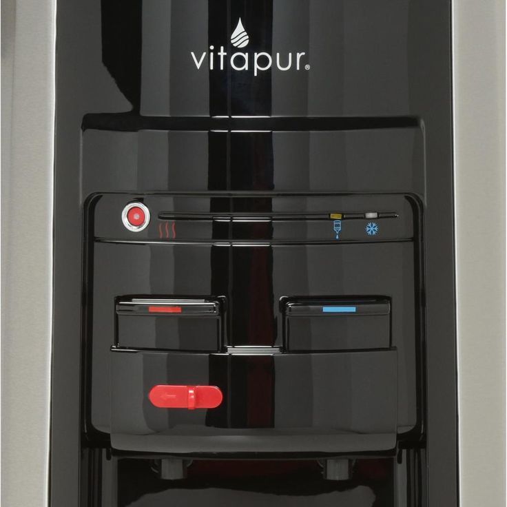 3-5 Gal. Hot/Room/Cold Temperature Top Load Water Cooler Dispenser with Kettle Feature in Stainless Steel/Black