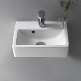 Nameeks Mini Wall Mounted Bathroom Sink in White