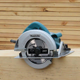 7-1/4 in. 15 Amp Corded Circular Saw with Dust Port 2 LED Lights 24T Carbide Blade - Super Arbor
