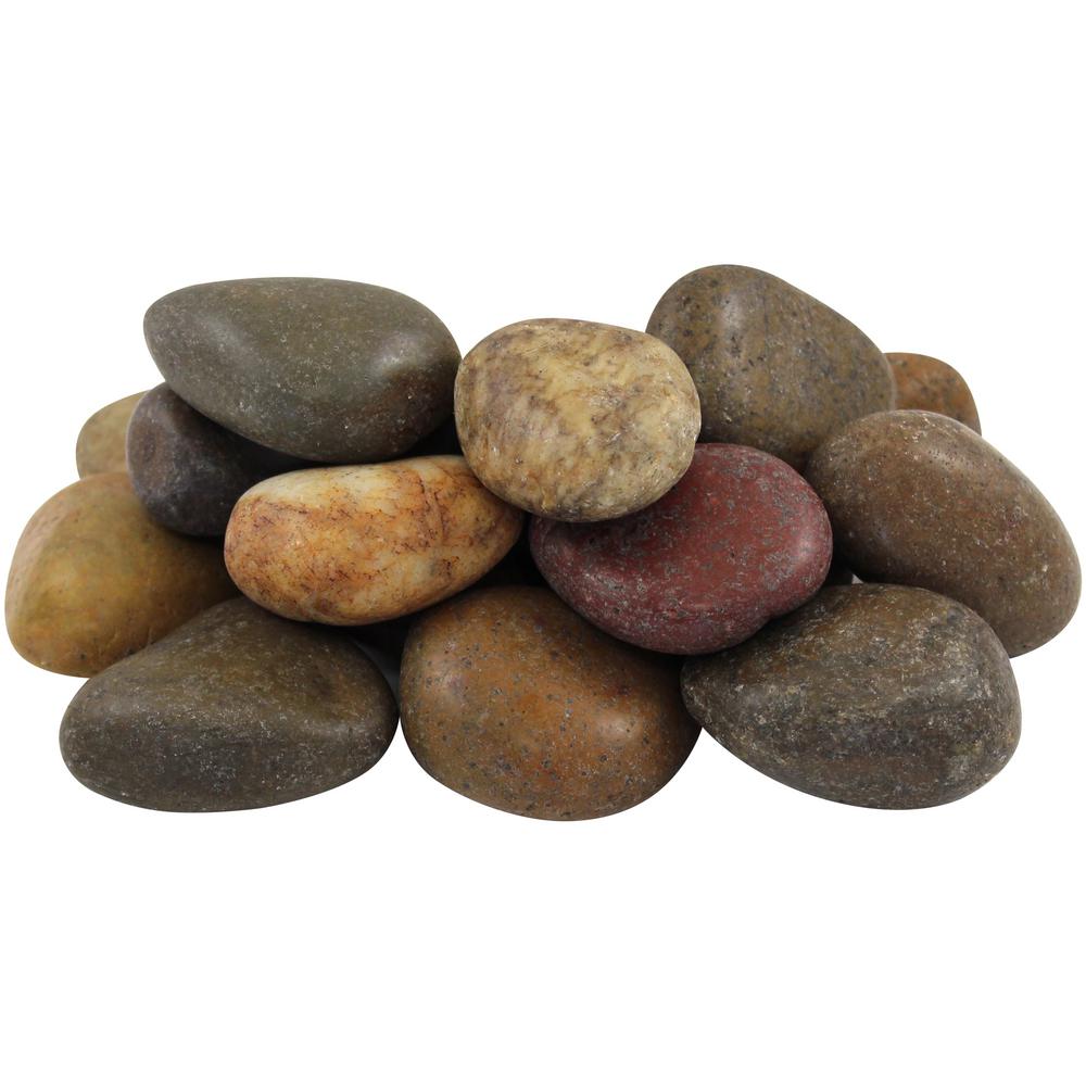 Rain Forest 1 in. to 2 in. 30 lb. Medium Mixed Grade A Polished Pebbles