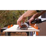 WorxSaw 4-1/2 in. 4.5 Amp Compact Circular Saw - Super Arbor