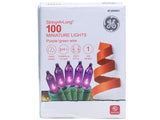 GE String-A-Long 100-Count 20.6-ft Purple Incandescent Plug-In Christmas String Lights