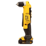 20-Volt MAX Lithium-Ion Cordless Compact Right Angle Drill Kit with Battery 1.5Ah, Charger and Bag - Super Arbor