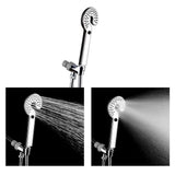 2-Spray 3.5 in. Single Wall Mount Handheld Adjustable Shower Head in Black - Super Arbor