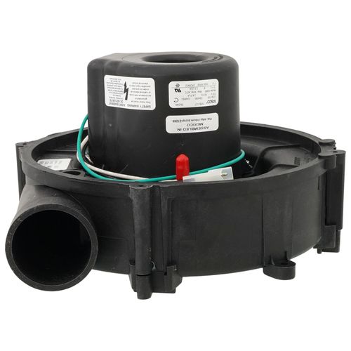 Fasco A985 inducer motor - detail view (Type: Shaded Pole; Voltage: 115V)