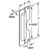 3 in. x 7 in., Stainless Steel, Latch Shield - Super Arbor