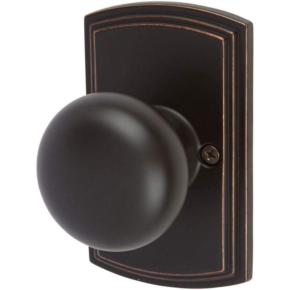 Italian Collection Santo Black Dummy Door Knob - Super Arbor
