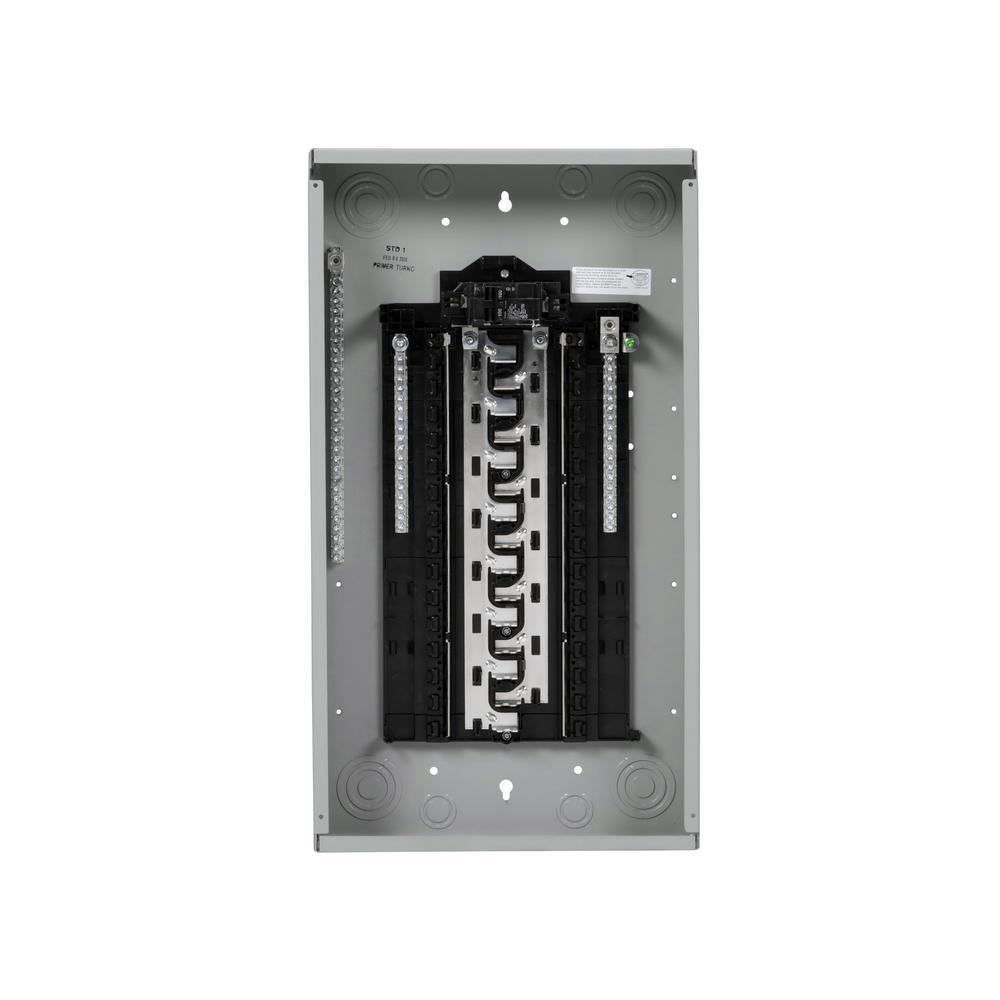 SN Series 100 Amp 20-Space 40-Circuit Main Breaker Plug-On Neutral Load Center Indoor - Super Arbor