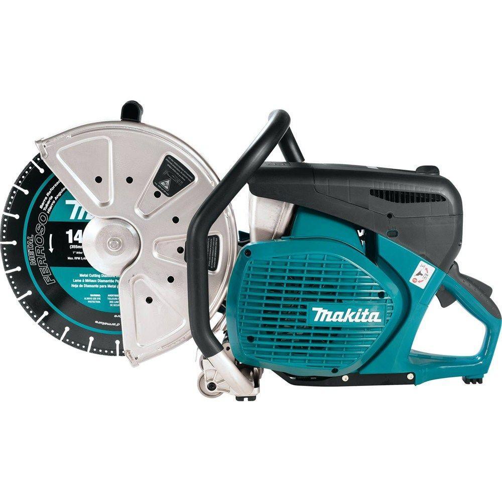 4-Stroke (MM4) 14 in. 76cc Gas Saw with bonus 14 in. Segmented Rim Dual Purpose Diamond Blade - Super Arbor