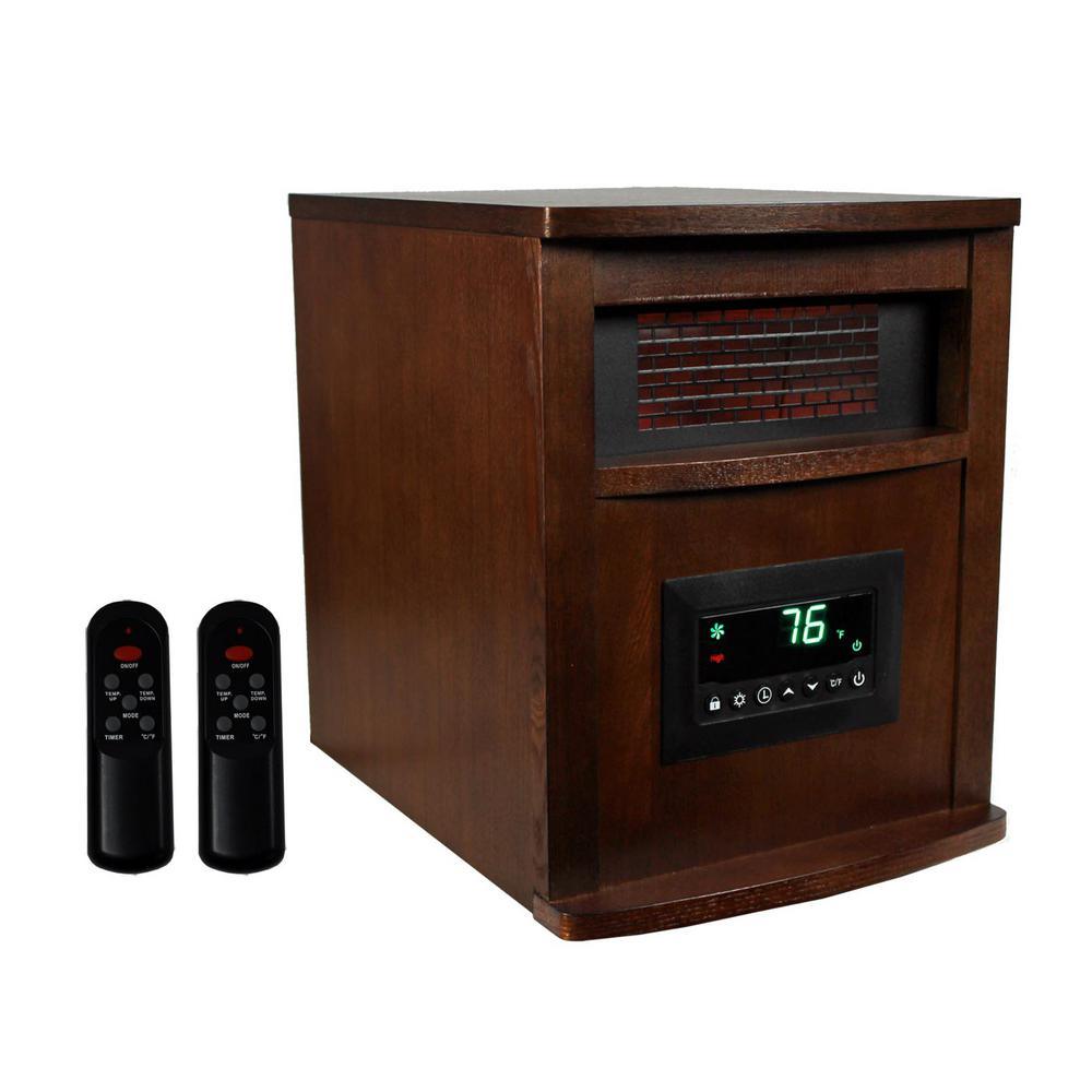 LifePro 6 Element 1500-Watt Portable Infrared Quartz Space Heaters (Pair) - Super Arbor