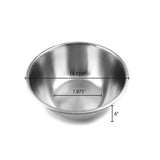 10.75 Qt. Stainless Steel Mixing Bowl