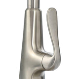Pasadena Single-Handle Pull-Down Sprayer Kitchen Faucet with Soap Dispenser in Stainless Steel - Super Arbor