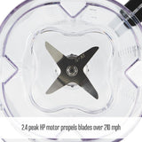 Pro Series 64 oz. 10-Speed Black Blender with 4 Preprogrammed Settings