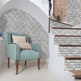 14 Styles 3D Self-Adhesive Kitchen Wall Tiles Bathroom Mosaic Brick Stickers Home DIY Decor Waterproof