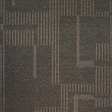EuroTile Windsor Terrace Ebony Loop 19.7 in. x 19.7 in. Carpet Tile (20 Tiles/Case)