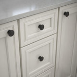 Harmon 1-3/8 in. (35mm) Matte Black Round Cabinet Knob