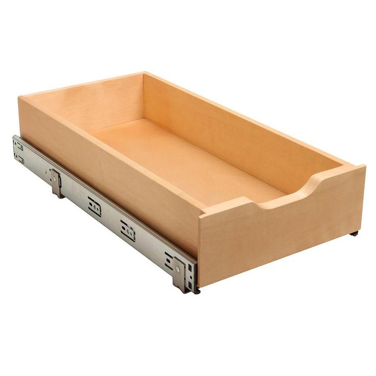 Knape & Vogt 11.78-in W x 5-in H 1-Tier Pull Out Wood Soft Close Baskets & Organizers