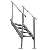 Extreme Max Universal Mount Aluminum Dock Stair - 4-Step - Super Arbor