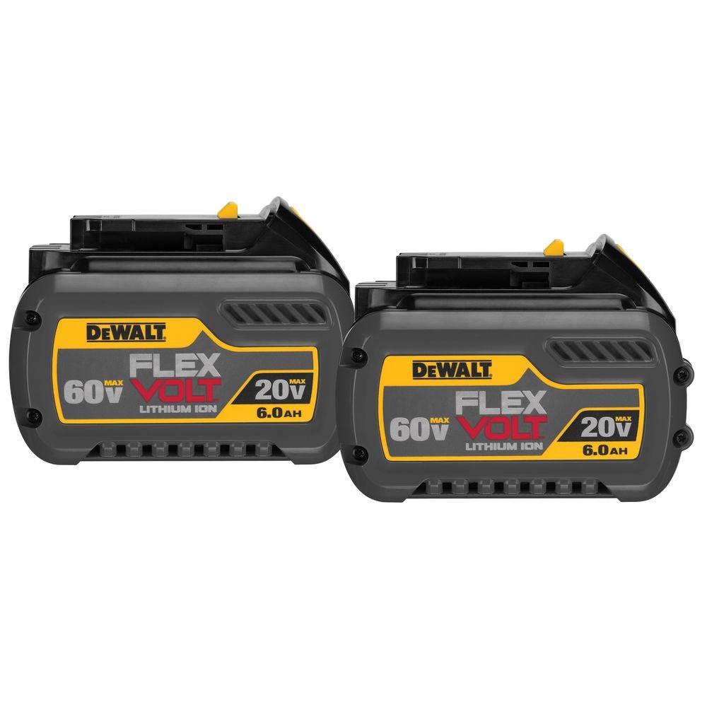 FLEXVOLT 20-Volt /60-Volt MAX Lithium-Ion 9.0Ah Battery Pack (2-Pack)