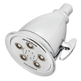 3-Spray 4.1 in. Single Wall MountHigh Pressure Fixed Adjustable Shower Head in Polished Chrome - Super Arbor