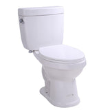 52.8 in. Walk-In Whirlpool Bathtub in White with 1.6 GPF Single Flush Toilet - Super Arbor