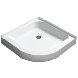 Randi 36 in. x 36 in. Double Threshold Shower Base in White - Super Arbor