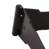 Everbilt 8 in. Black Heavy Duty Decorative Strap Hinge