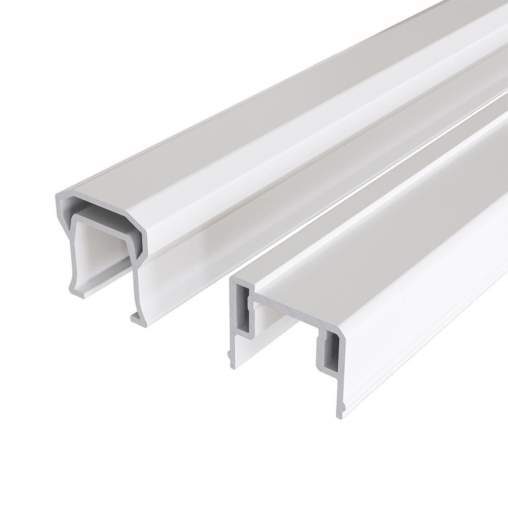 HavenView CountrySide 6 ft. x 42 in. Composite Line Section H-Channel Top Rail, Bottom Rail - Super Arbor