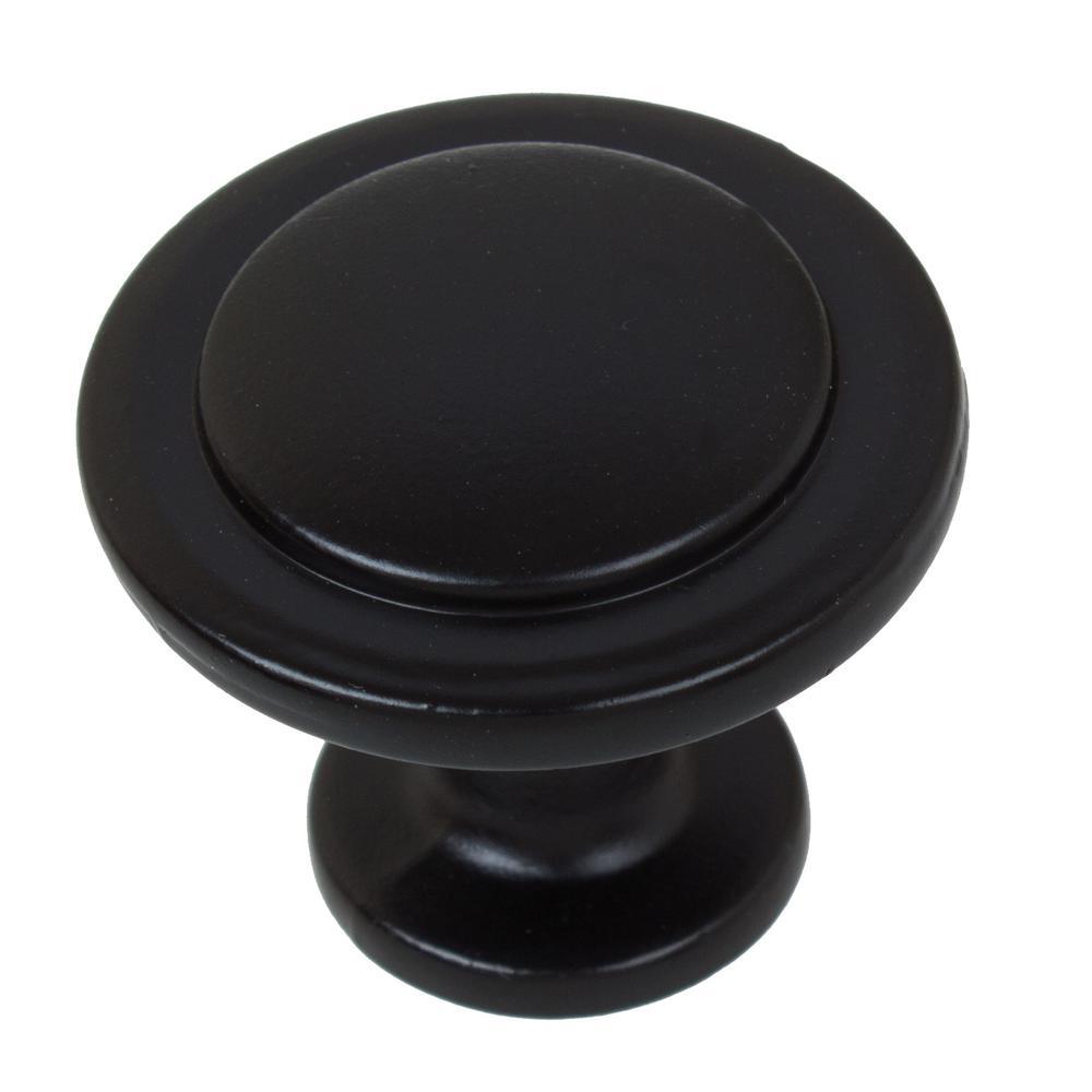 1-1/4 in. Dia Oil Rubbed Bronze Classic Round Ring Cabinet Knobs (10-Pack) - Super Arbor