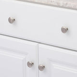 1-3/16 in. Brushed Nickel Classic Knob - Super Arbor