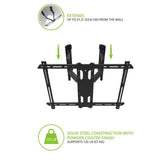 Inner and Outer Corner, Column and Pillar Corner TV Wall Mount for 37 in. - 70 in. TVs - Super Arbor