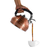 12-Cup Copper Stainless Steel Whistling Kettle