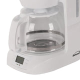 10-Cup White Digital Coffee Maker