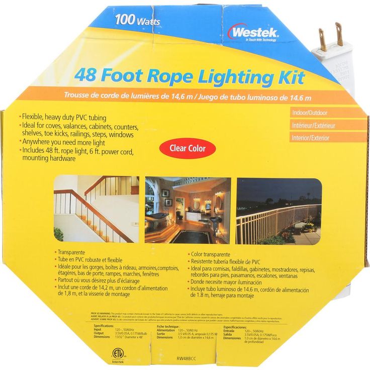 Westek 48 ft. Incandescent White Rope Light Kit