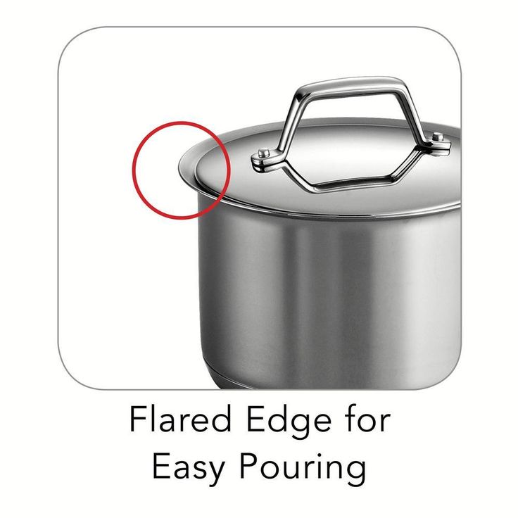 Gourmet Prima 2 qt. Stainless Steel Sauce Pan with Lid