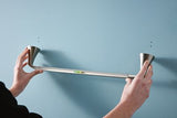 Moen Lindor 24-in Brushed Nickel Wall Mount Single Towel Bar